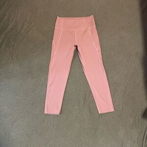 Girlfriend collective rose quartz high waisted compression leggings